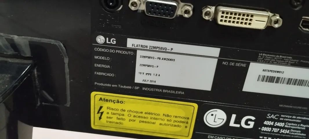 Monitor LG 22" LED IPS Full HD - 22MP58VQ-P - Foto 4