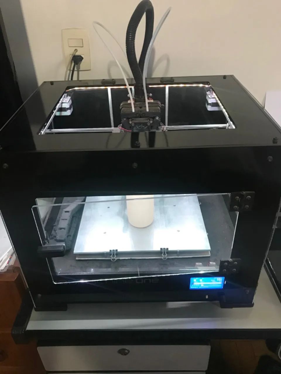 Impressora 3D com 2 extrusores, display com comandos, cabine ZWHZ  Vendo Impressora 3D Mac - Foto 5