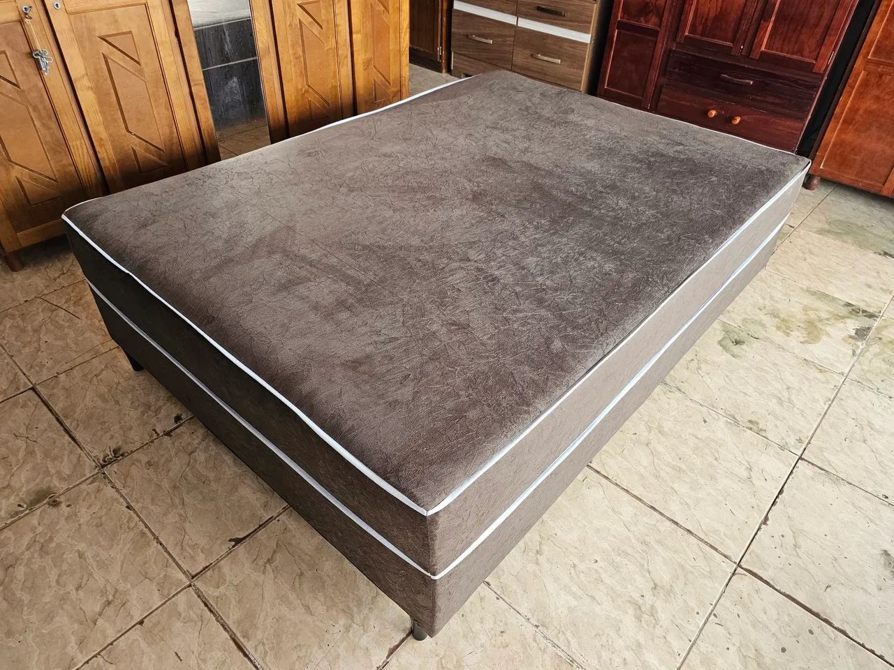 Cama unibox nova casal de espuma  - Foto 2