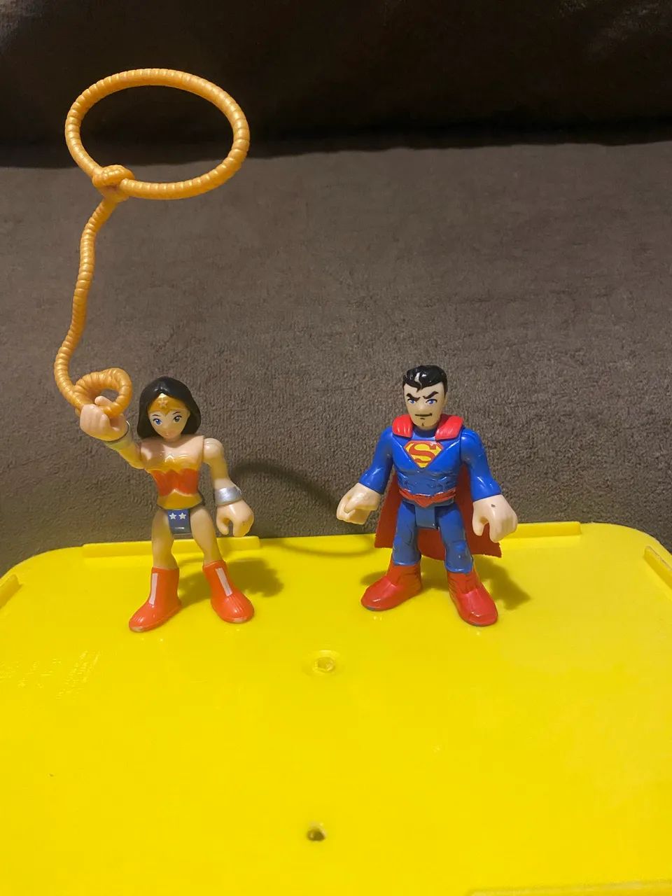 Kit Imaginext- Superman e Mulher Maravilha 