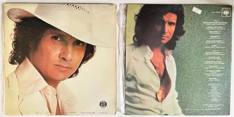 02 (dois) LP s VINIL Roberto Carlos - 1975 e 1976 - Foto 2