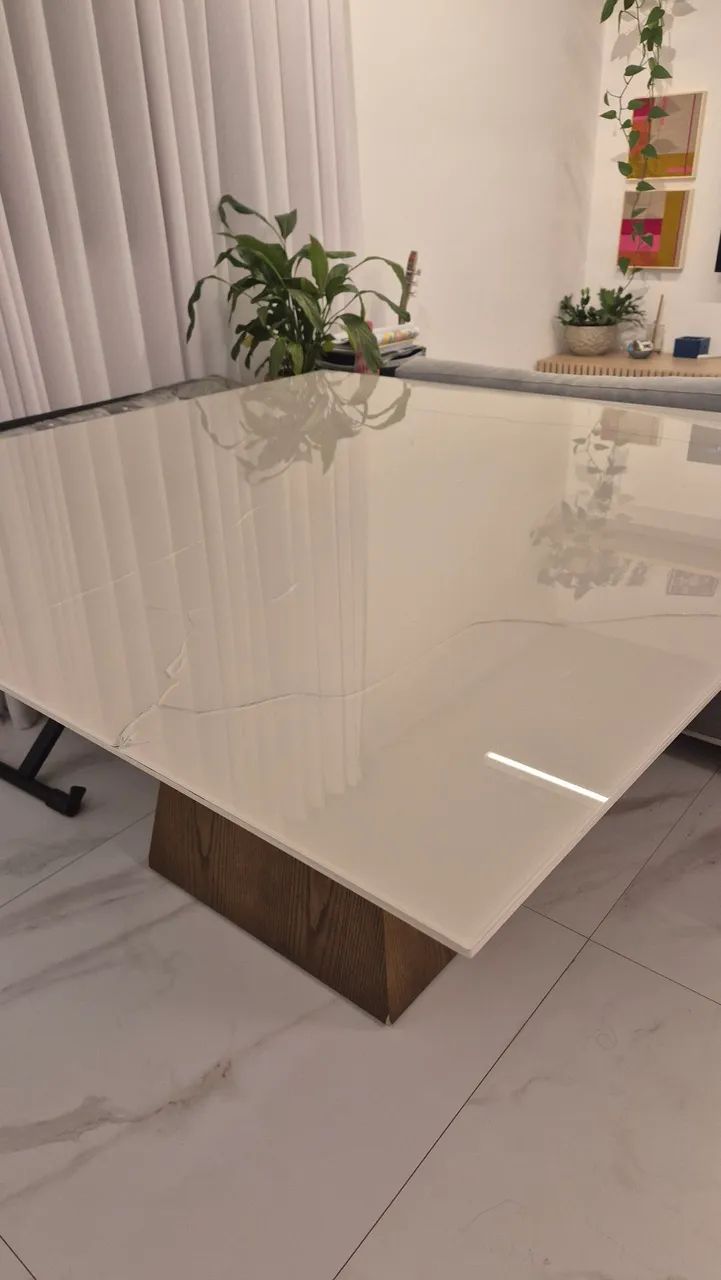Mesa com vidro laqueado - Foto 2