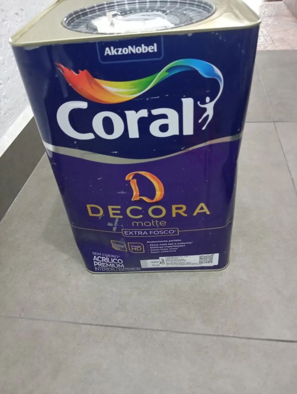 Tinta cinza golfinho de noronha