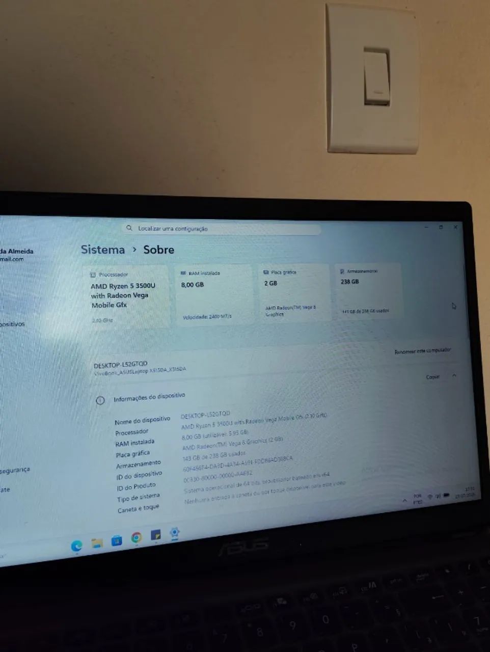 Notebook Asus Vivobook - Foto 5