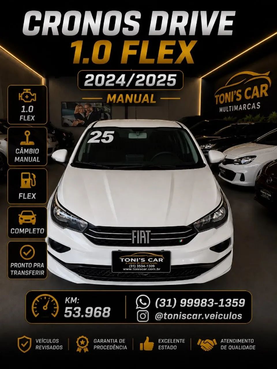 Fiat Cronos CRONOS DRIVE 1.0 6V Flex 2025