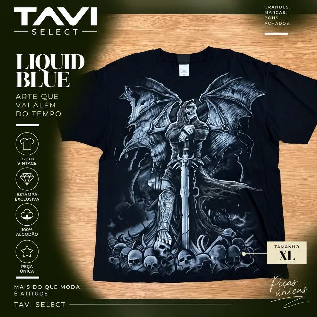 Camiseta Liquid Blue 2007 - Grim Reaper - Foto 2