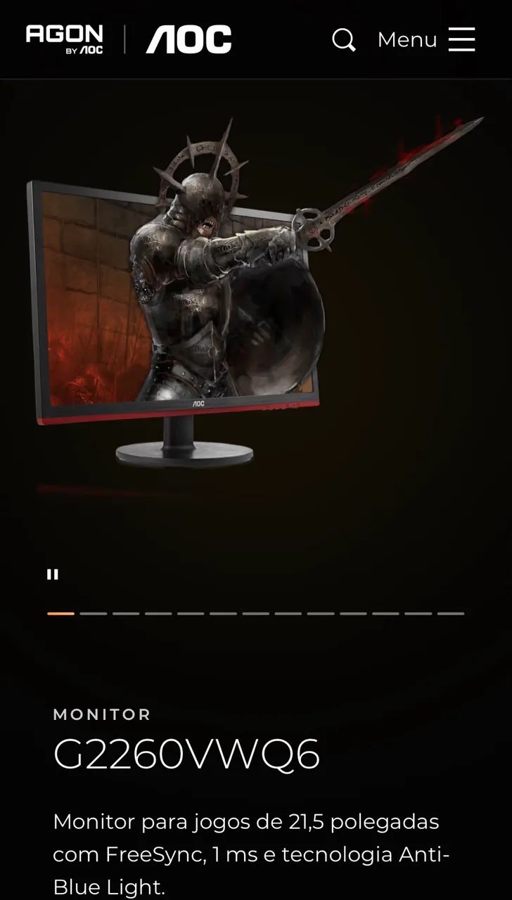 Monitor gamer AOC 22 - Foto 3