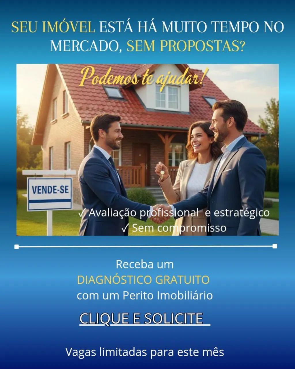 Avaliação gratuita do seu imóvel 