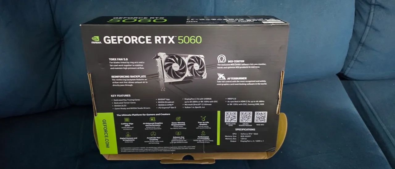 Placa de vídeo RTX 5060 Msi Ventus em perfeito estado - Foto 2