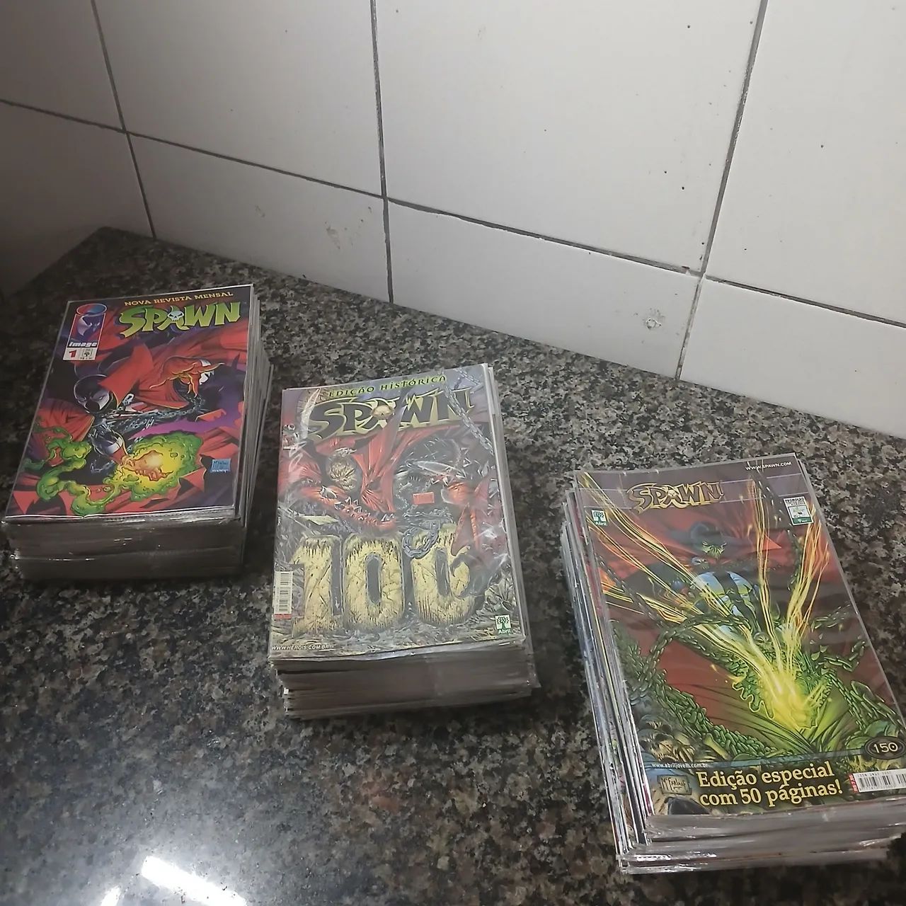 Coleção Spawn / editora Abril e Pixel