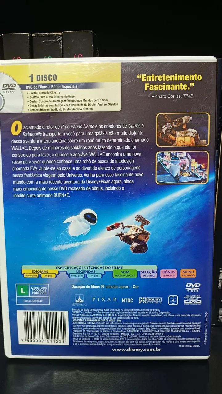 Filme Wall. E Disney - Foto 2