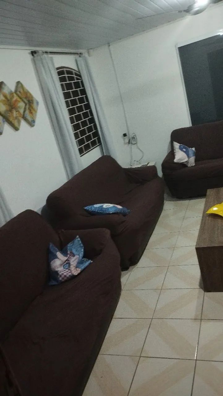 SOFÁ DE COURINO MARROM - Foto 2