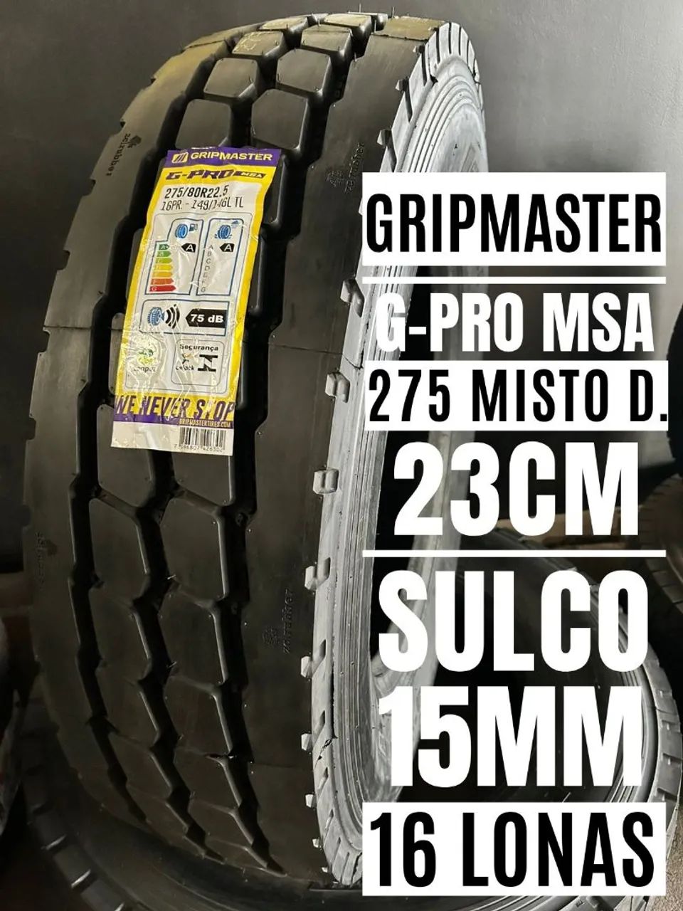 Pneus 275 e 295 - Foto 3