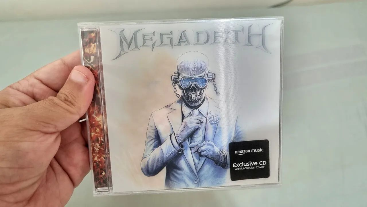 Megadeth 2026 capa lenticular cd - Foto 2
