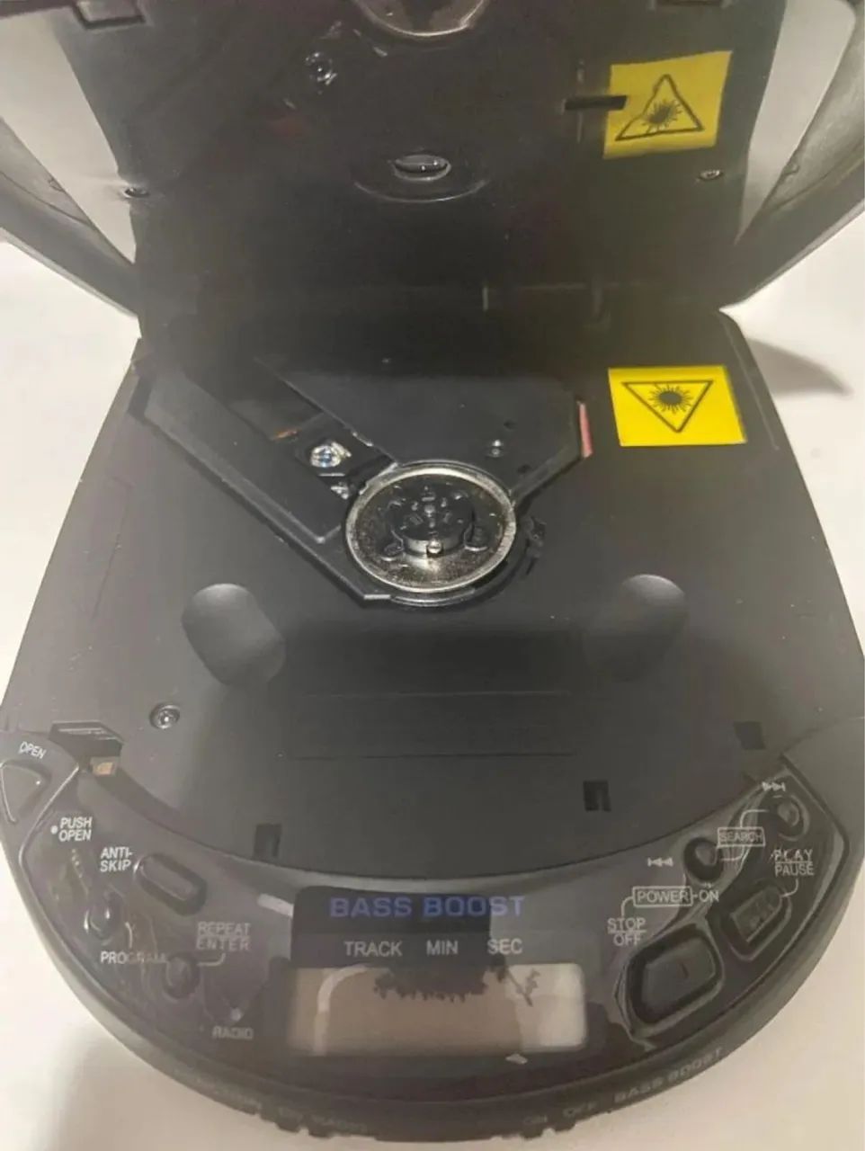 Raro discman toca cd portátil com FM DEFEITO  - Foto 2