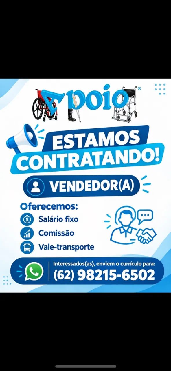 VAGA VENDEROR
