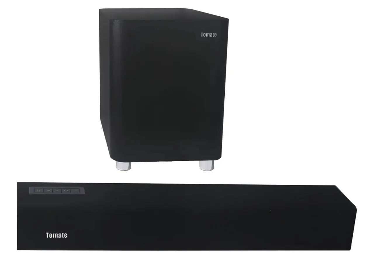 Barra de Som Tomate MTS-2017 Bluetooth 2.1 Preta 150W - Foto 3