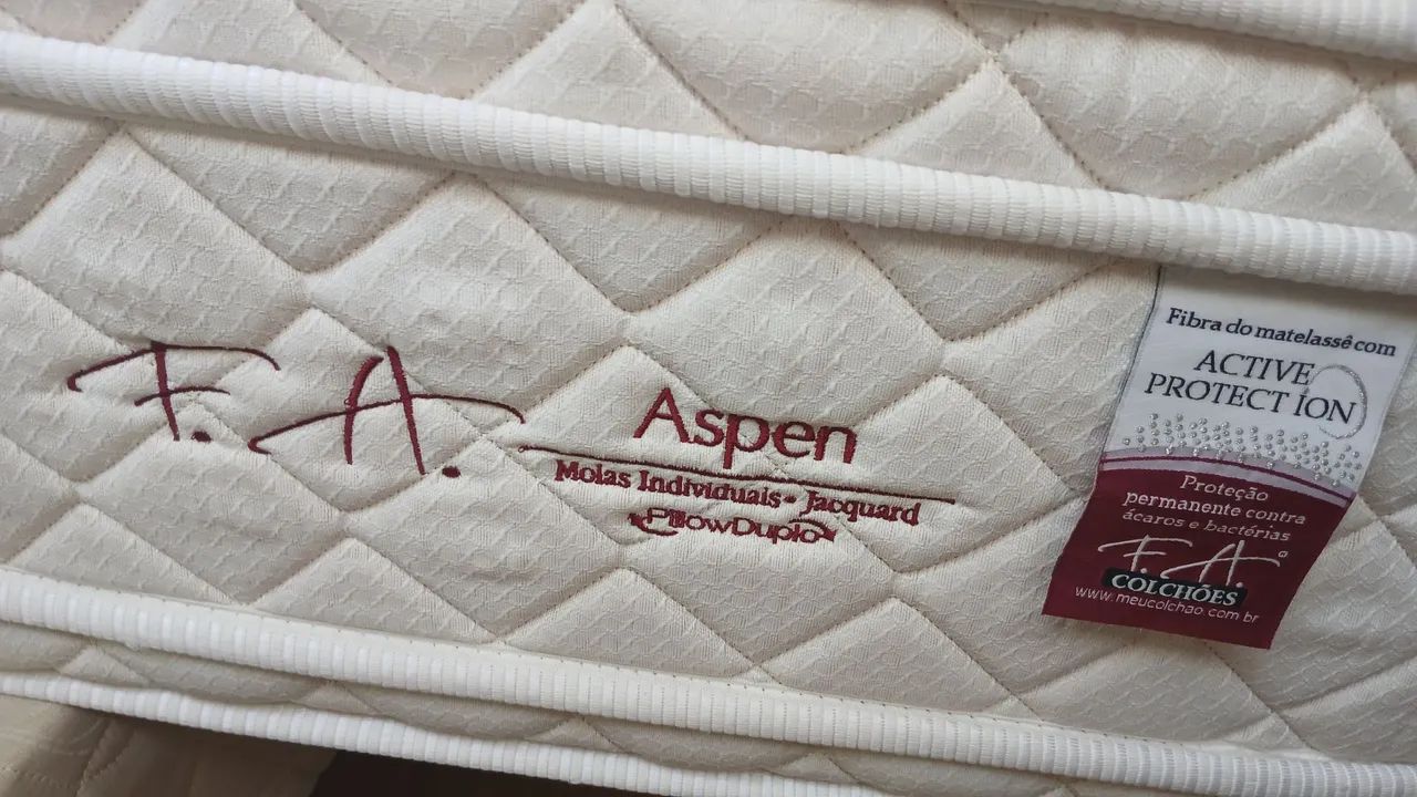 Cama box casal- colchao FA aspen  - Foto 3