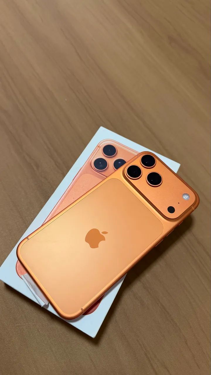 iPhone 17 Pro Max Cosmic Orange 256GB, Seminovo 100%, com Garantia