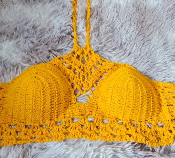 Croppeds de crochê  - Foto 2