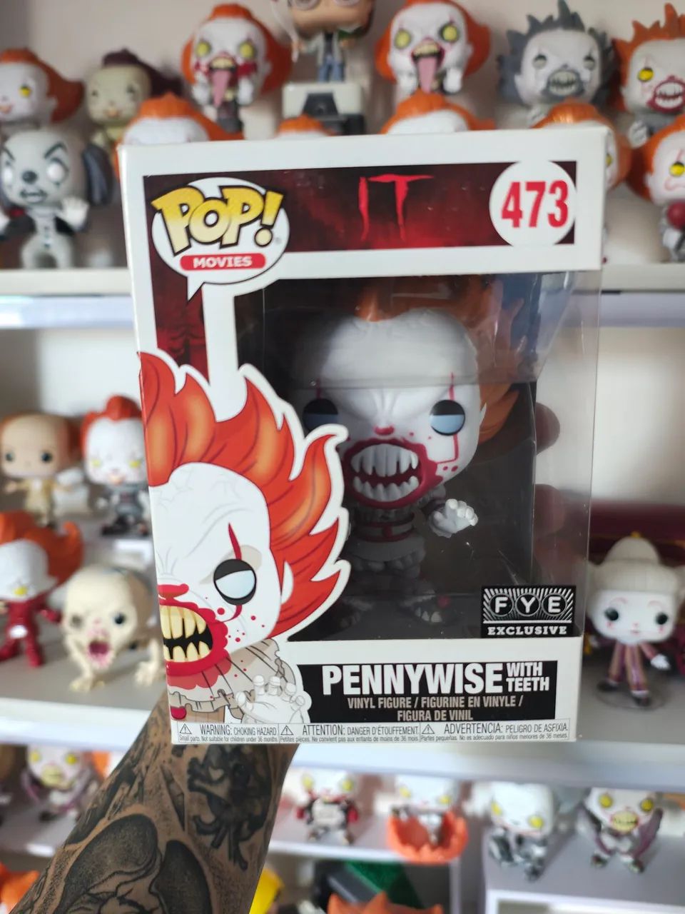 Funko Pop Pennywise With Teeth Fye Exclusive - #473
