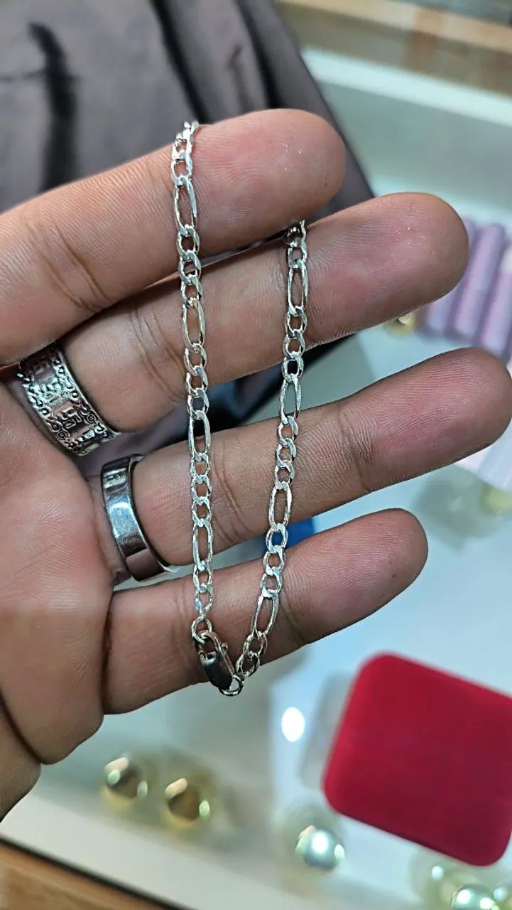 Pulseira Prata 4mm e 20cm (AS DUAS POR 200,00) - Foto 3