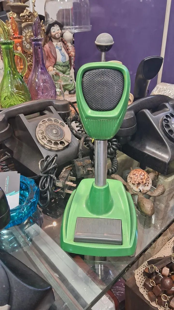 Microfone de Mesa da Marca Motorola  vendemos como decoração 