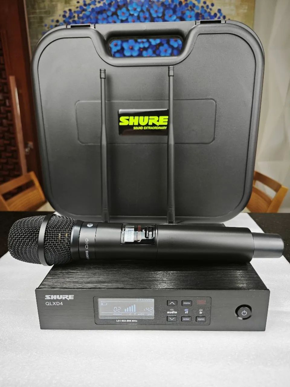 MICROFONE QLXD4 KSM9 CONDENSADOR  + CASE