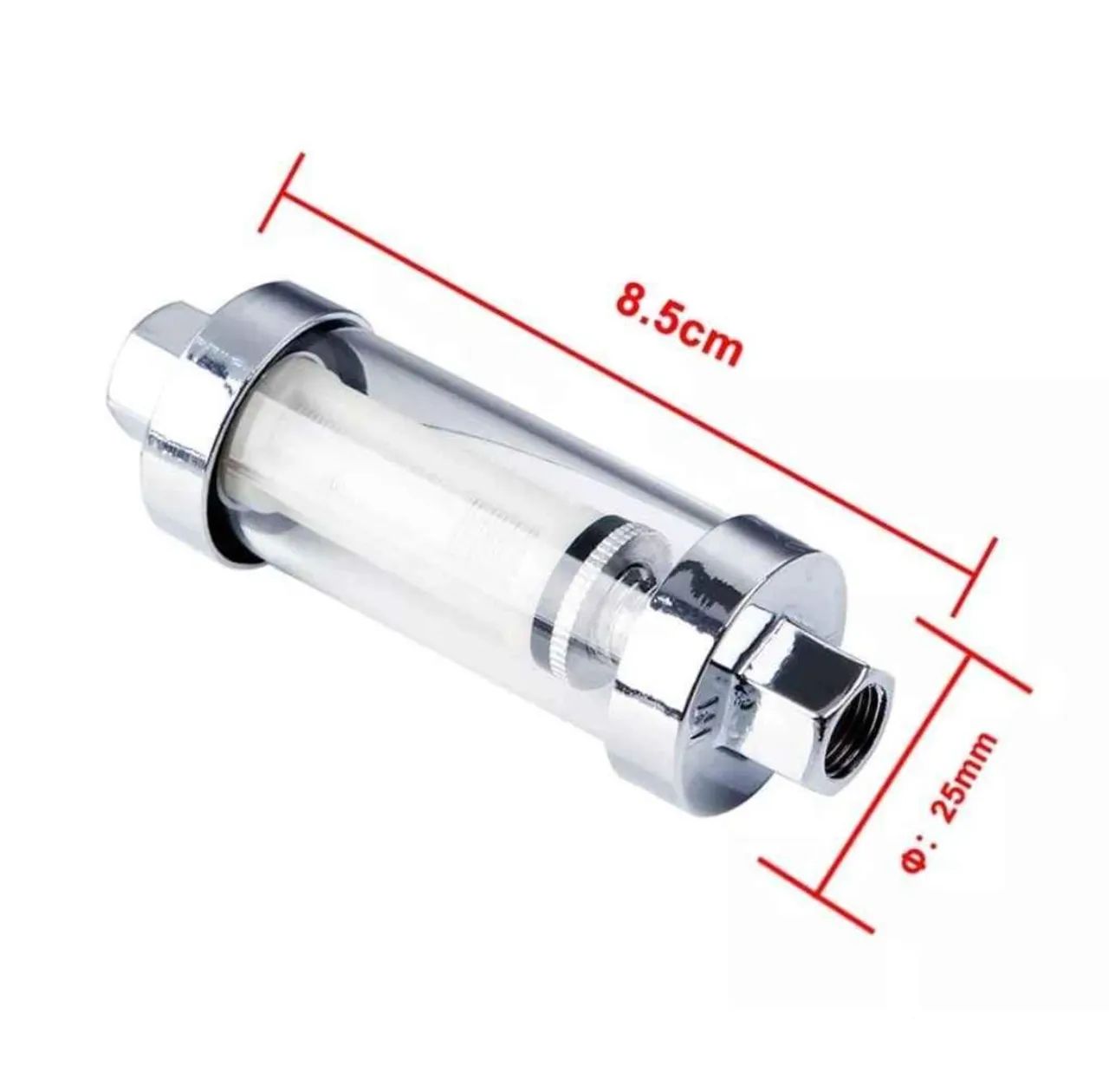 Filtro de Combustível em Linha Universal de vidro - Foto 4