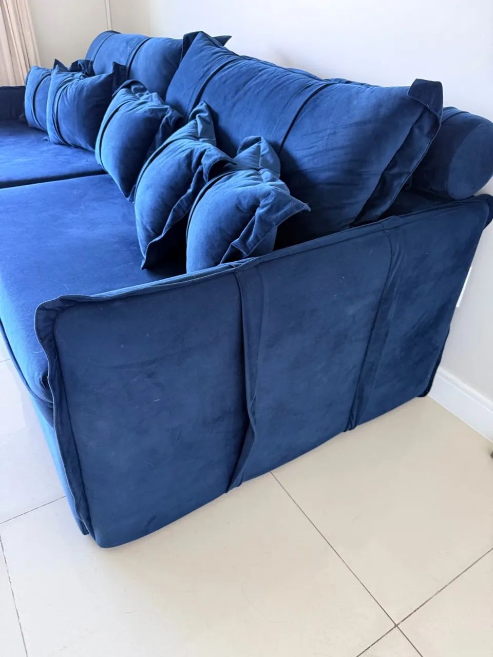 Sofá retrátil 4 lugares Confortável e Moderno. - Foto 3