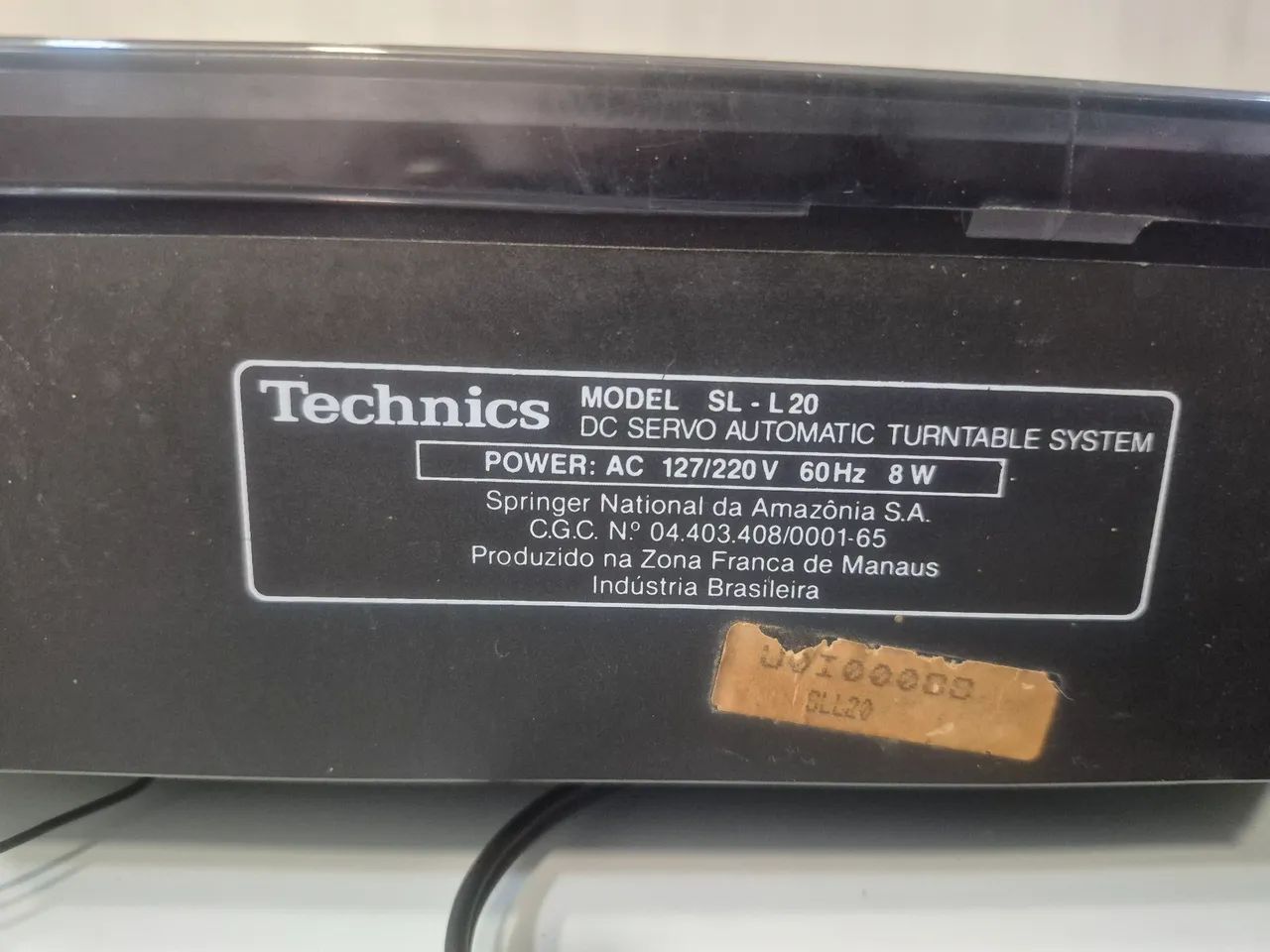 Toca-Discos Technics SL-L20 - Foto 3