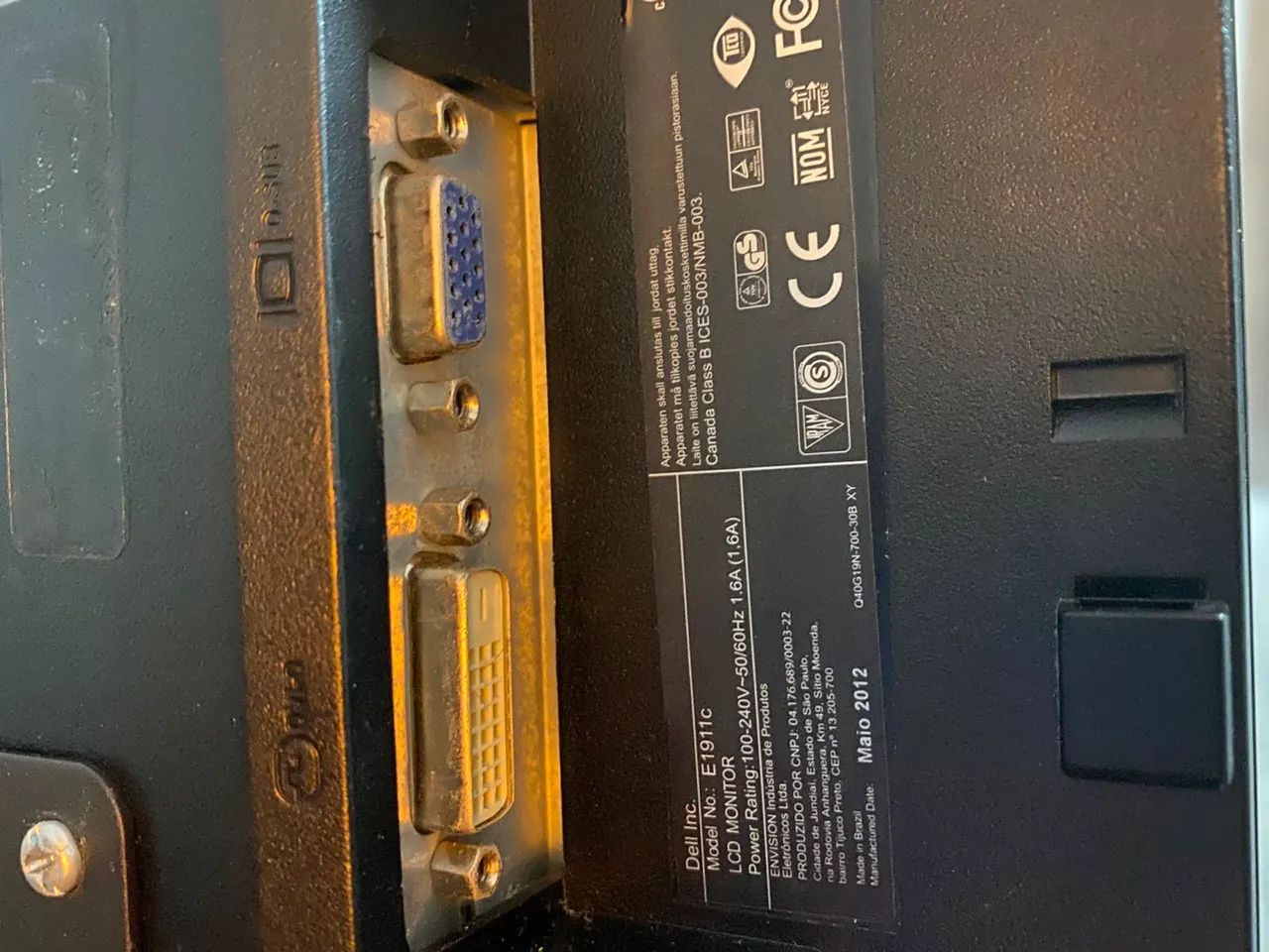 Monitor  Dell 18,5 polegadas  - Foto 5