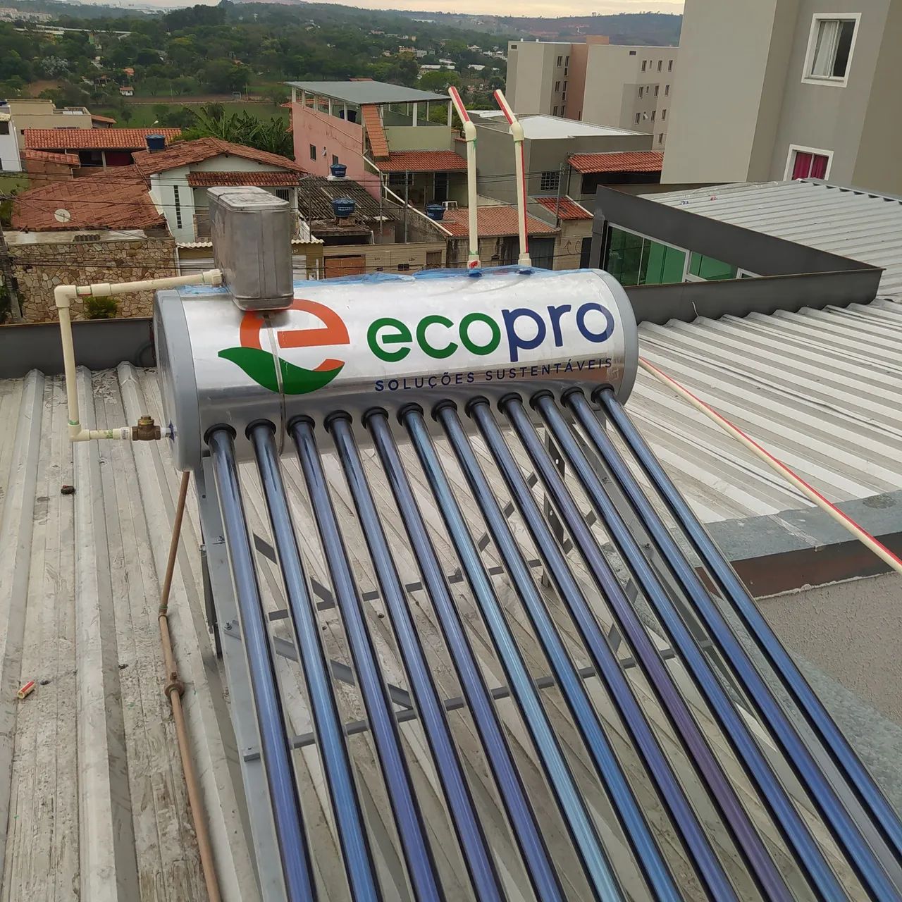 Aquecedor solar usado - perfeito estado - Foto 2