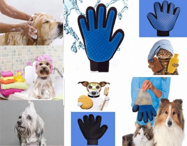 Luva Tira Pelos Para Caes E Gatos True Touch Pronta Entrega