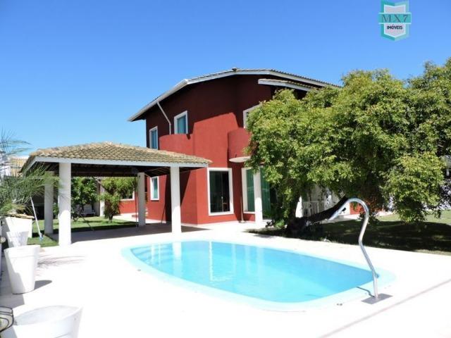 Casa em Barra do Jacuípe próximo a praia com seis amplos quartos
