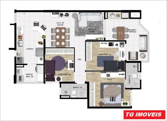 Apartamento pronto para morar vila assunção com terraço gurmet - Foto 6