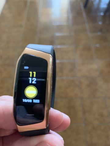 Smart Watch r relógio inteligente dourado aprodagua - Foto 3