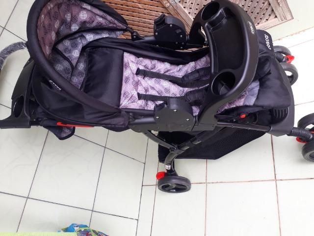 Carrinho de bebê Cosco com Bebê conforto - Foto 4