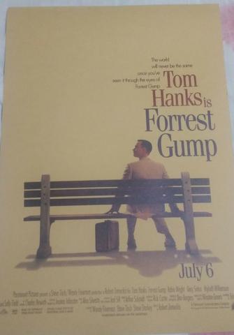 Kit 2 Posters de filme cult (Laranja mecânica e Forest Gump)