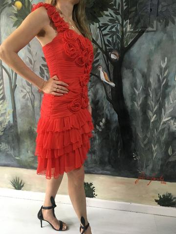 Vestido festa vermelho - Foto 4