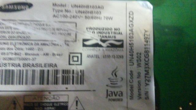 Kit das placas da TV Samsung UN40H5103AGXZD - Foto 2