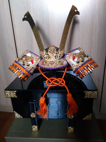 Samurai kabuto (mini capacete do samurai)