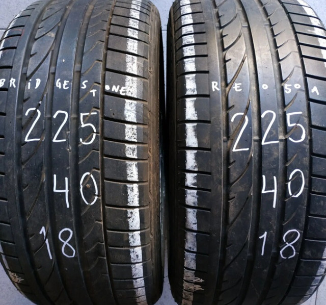 ?PNEUS SEMI NOVOS 225/40-18 michelin - Foto 14
