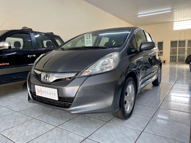 HONDA FIT LX 1.4 FLEX AUTOMATICO COMPLETO 2013 CINZA
