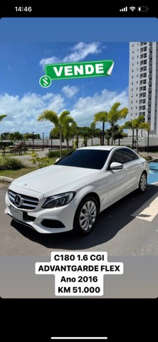 MERCEDES C-180 AVANTGARDE 2016 BRANCA