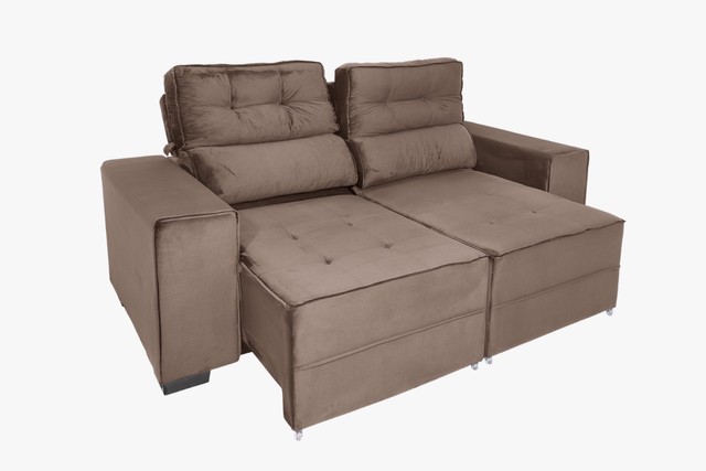 Sofa Retratil Reclinável Premium 2,00 mts - Foto 2