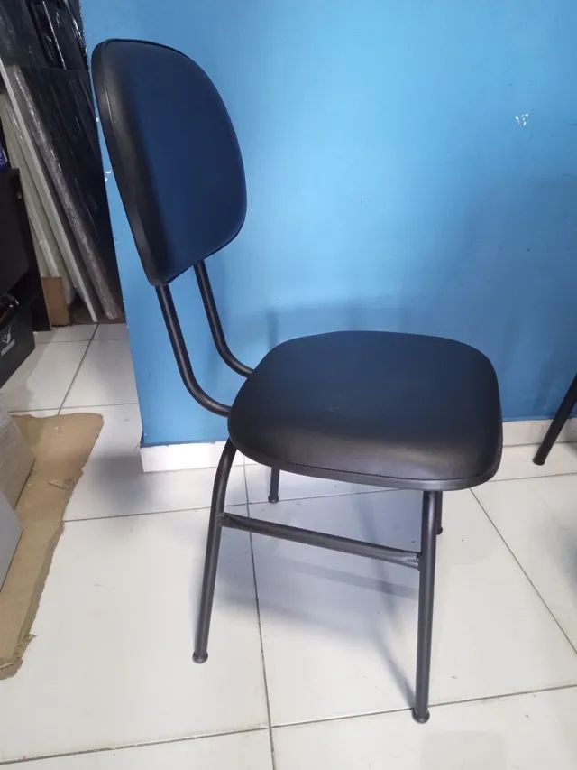 Cadeira fixa escritório secretaria  - Foto 4