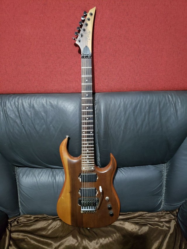 Guitarra Customizada Luthier Tarso Mogno Maciço Gotoh Custom Dolphin Antiga. - Foto 5