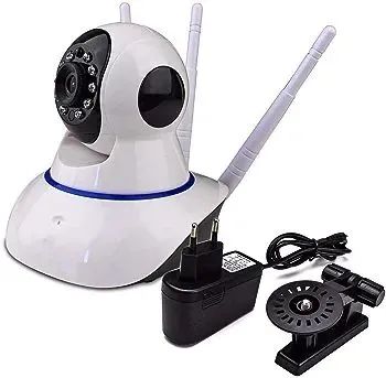 Câmera de segurança Monitoramento com 3 Antenas IP Wifi e visão noturna 360° - Foto 2