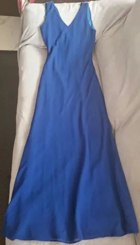 VESTIDO DE FESTA AZUL